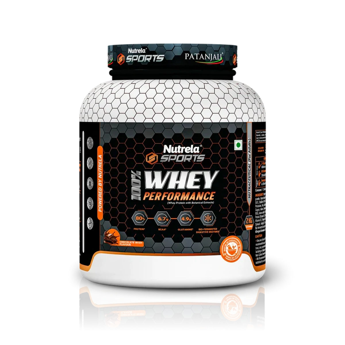 Patanjali Nutrela Sports Whey Performance (Choc-Irish), With Bio-Fermented Vitamins, 2kg