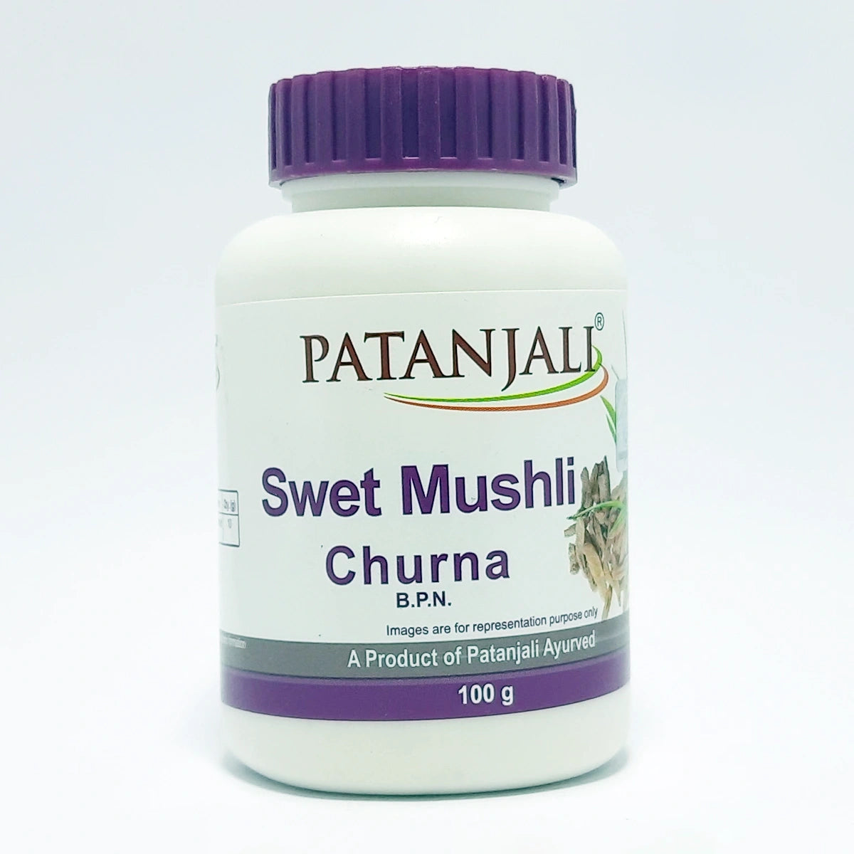 Patanjali Swet Mushli Churna With Warm Milk, 100gm Pack Of 1