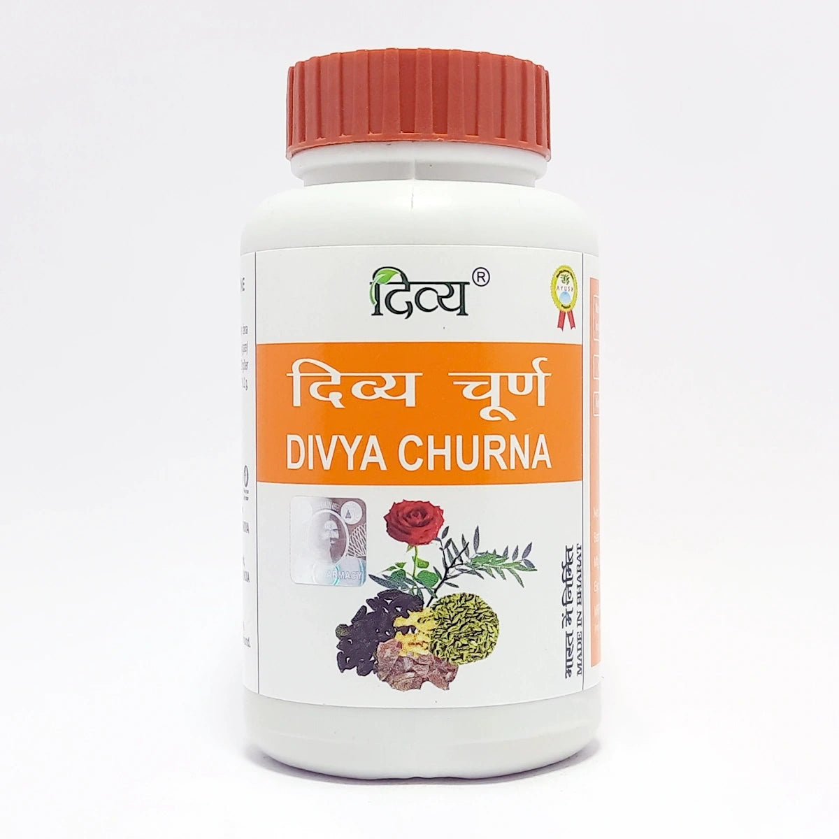 Patanjali Divya Churna, With Gulab (Rosa Centifolia), Kala Dana (Shuddh) (Ipomoea Nil) 100gm