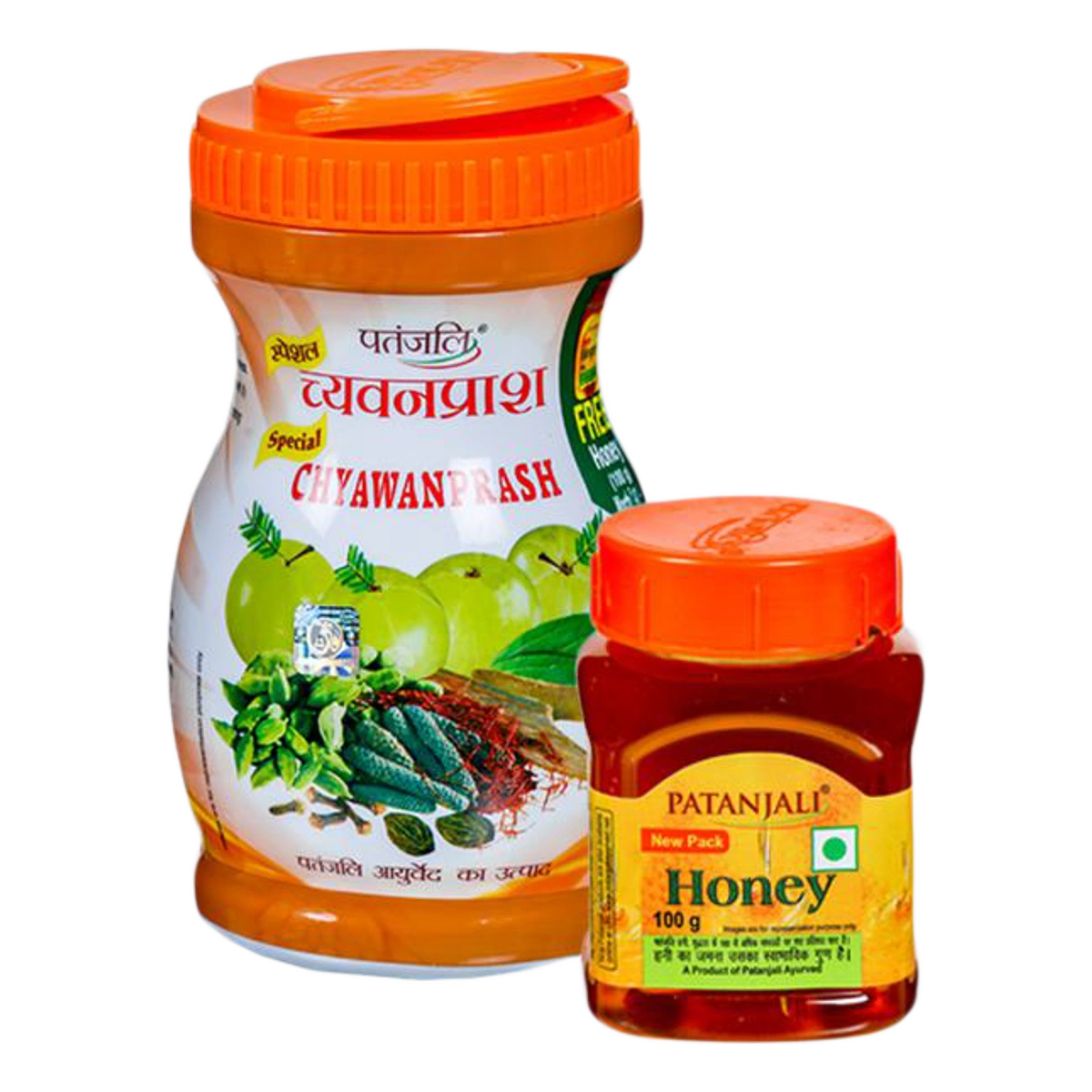 Patanjali Special Chyawanprash 1 Kg - Free Honey 100 Gm