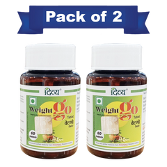 Patanjali Combo Divya Weightgo Tablet 60 Each Pack Of 2, With Amla, Gokhru, Bahera, 78gm