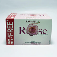 Patanjali Rose Body Cleanser, With Cleanse Gently, Soothes And Provide Soft And Supple Skin, 375gm