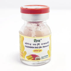 Patanjali Yogendra Ras, With Ras Sindoor, Svarn Bhasma, Kantlauh Bhasma, | 1gm, Pack Of 1