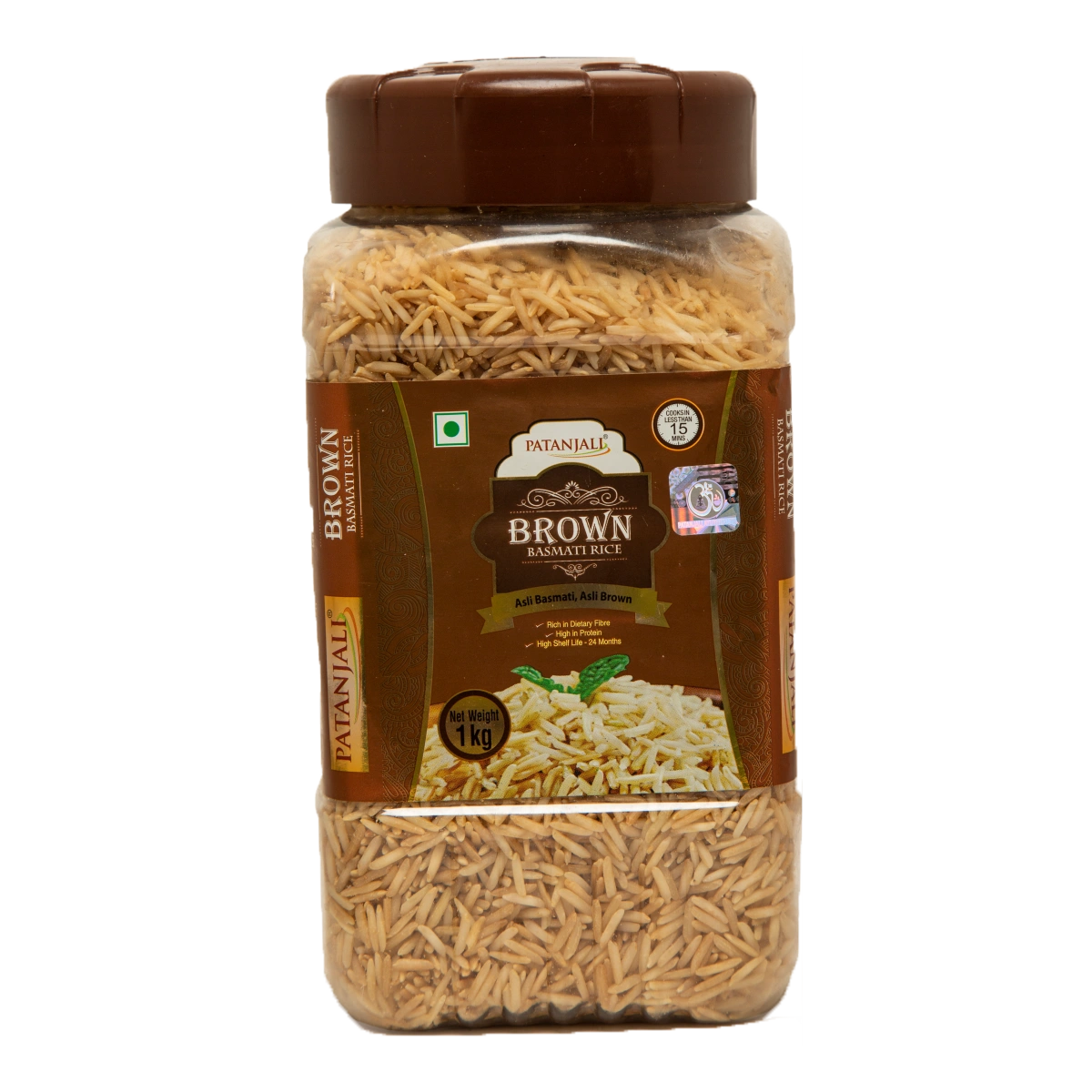 Patanjali Brown Basmati Rice Jar 1kg