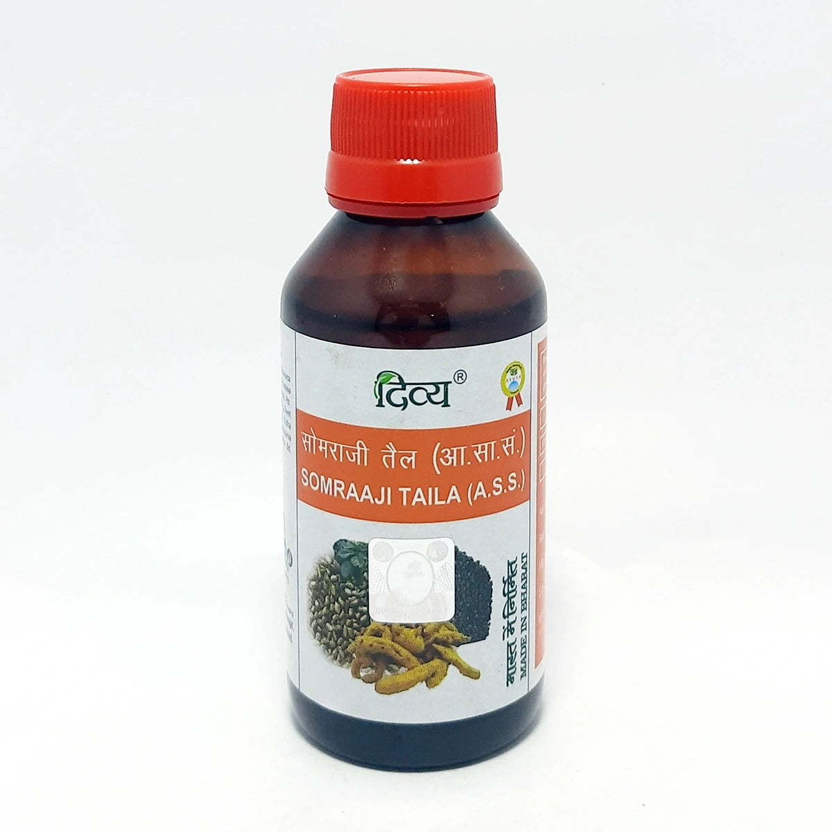 Patanjali Divya Somraaji Taila, With Murchhit Kaduva Taila (Brassica Campestris) | 100ml