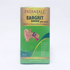 Patanjali Eargrit Eardrop, With Helpful In General Ear Problems | 15ml, Pack Of 1