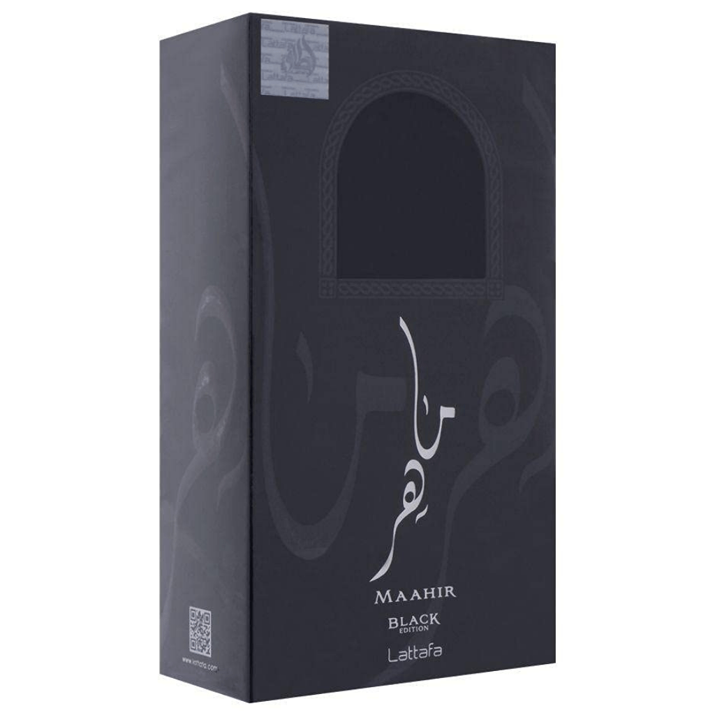 Lattafa Maahir Black Edition Eau De Parfum 100ml 3.4 Fl.oz. For Men & Women | Luxury Fragrance