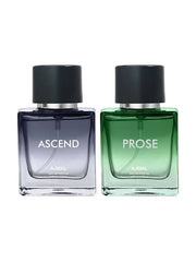 Ajmal Ascend & Prose Eau De Parfum 50ml 1.6 Fl.oz. Each Combo Pack Of 2  | For Unisex