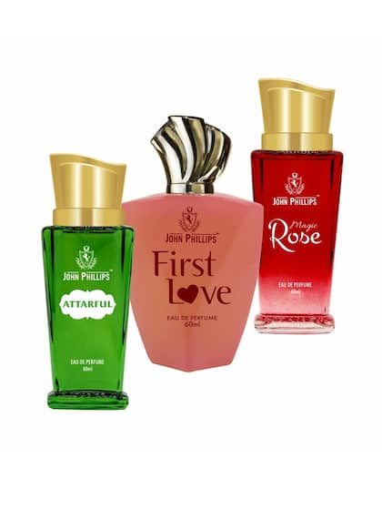 John Phillips Attarful +  First Love + Magic Rose Eau De Parfum 60ml 2 Fl.oz. Each Pack Of 3 For Unisex