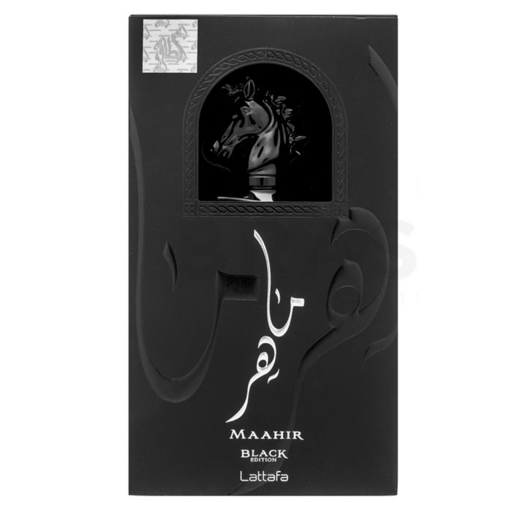 Lattafa Maahir Black Edition Eau De Parfum 100ml 3.4 Fl.oz. For Men & Women | Luxury Fragrance