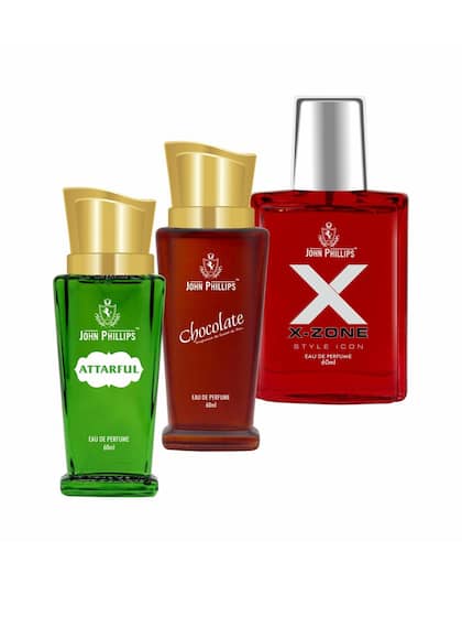 John Phillips Attarful + Chocolate + X X Zone Eau De Perfume 60ml 2 Fl.oz. Each Pack Of 3 For Unisex