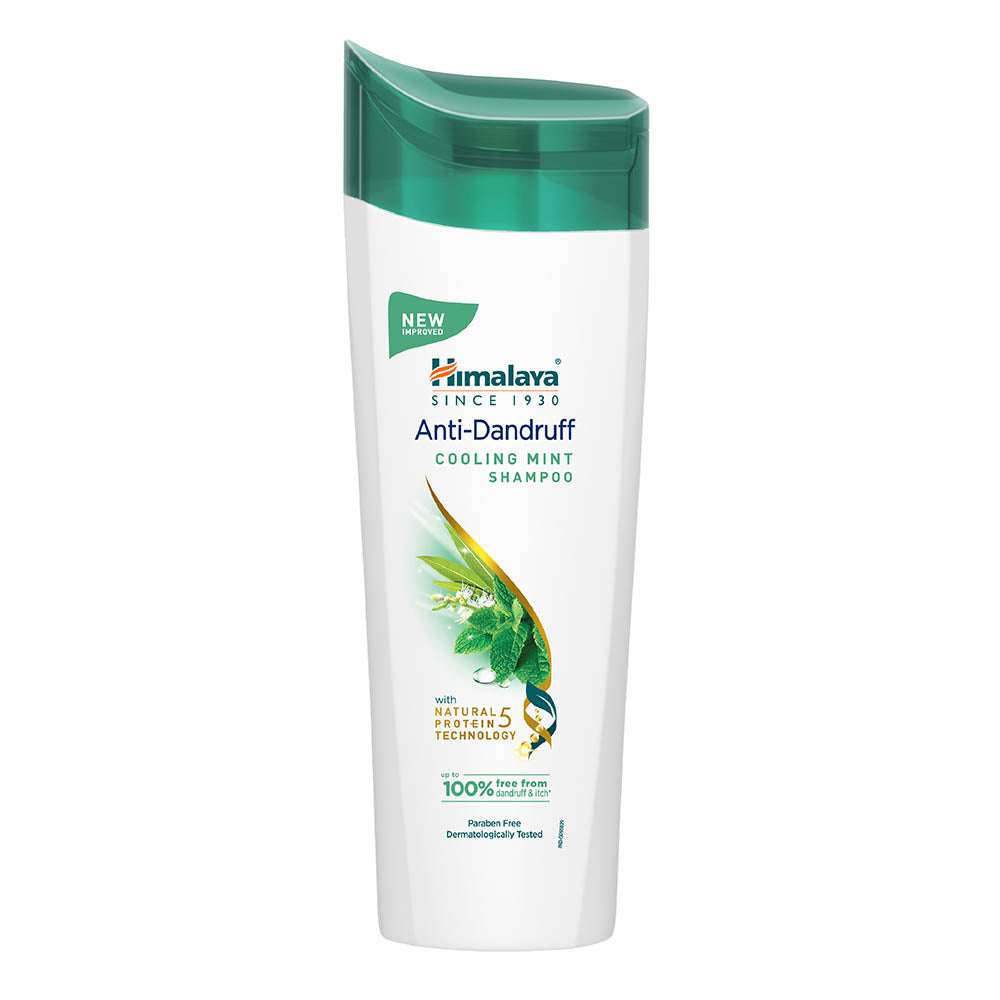 Himalaya Anti-Dandruff Cooling Mint Shampoo, 100% Free From Dandruff & Itching | 340ml