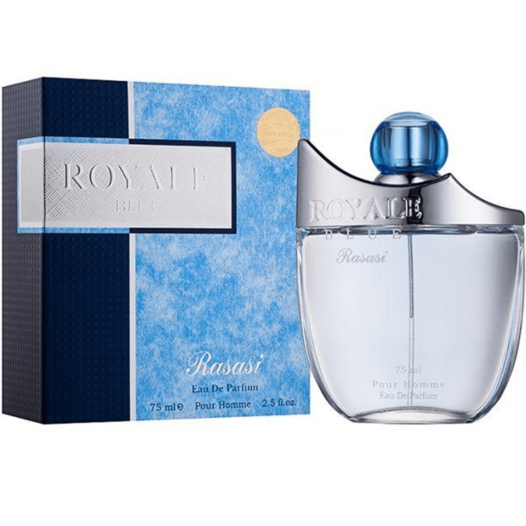 Rasasi Royale Blue Pour Homme Eau De Parfum 75ml 2.5 Fl.oz. Gift For Husband | Daily Wear