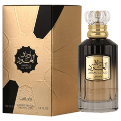 Lattafa Awraq Al Oud Eau De Parfum 100ml 3.4 Fl.oz. Unisex Fragrance | Birthday Gift