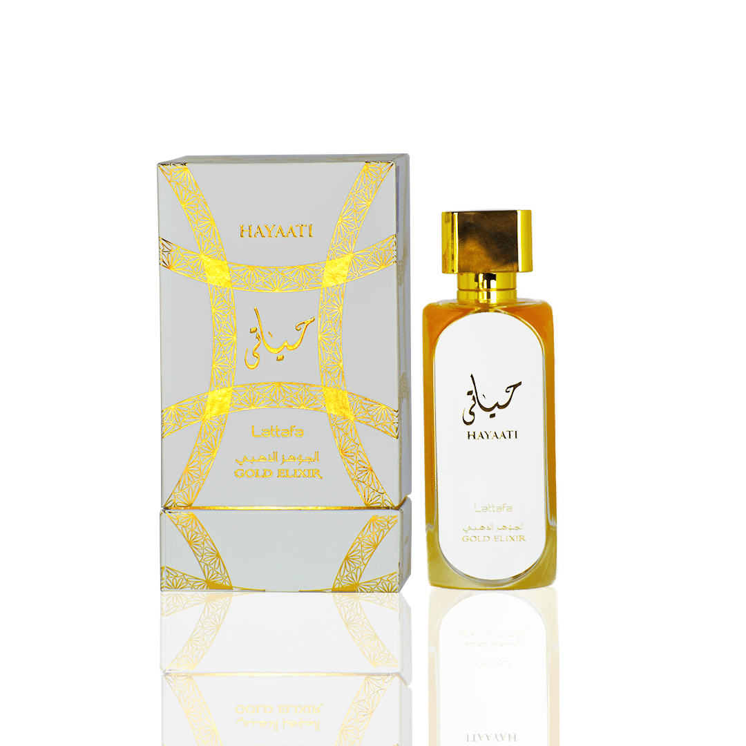 Lattafa Hayaati Gold Elixir Eau De Parfum 100ml 3.4 Fl.oz. Women Fragrance | Long Lasting