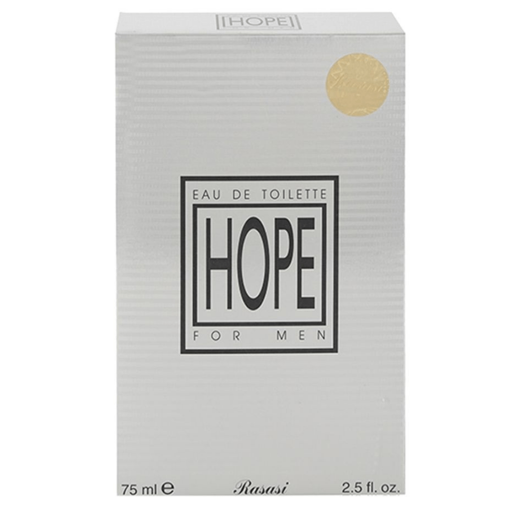 Rasasi Hope For Men Eau De Toilette 75ml 2.5 Fl.oz. Long Lasting | Gift For Husband