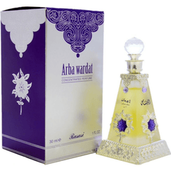 Rasasi Arba Wardat Concentrated Perfume 30ml 1.0 Fl.oz. Unisex Luxury Fragrance | Long Lasting