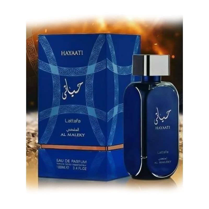 Lattafa Hayaati Al Maleky Eau De Parfum 100ml 3.4 Fl.oz. For Men Luxury Fragrance | Long Lasting