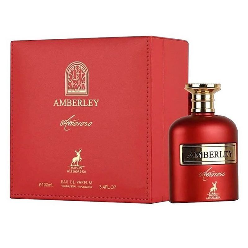 AMBERLEY AMOROSO BY MAISON ALHAMBRA EAU DE PARFUM FOR MEN & WOMEN 100ML 3.4FL.OZ.