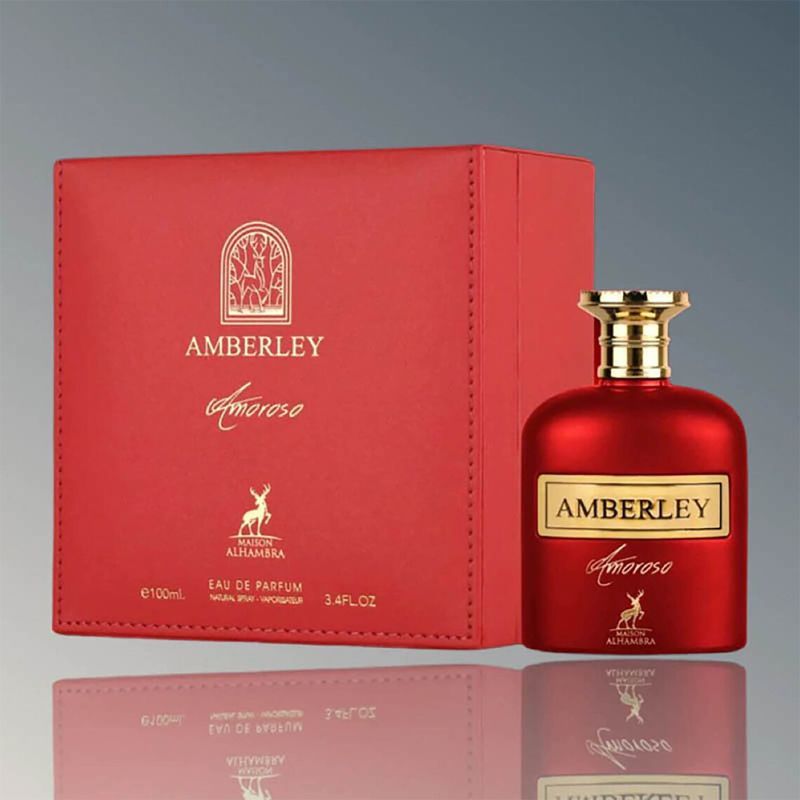 AMBERLEY AMOROSO BY MAISON ALHAMBRA EAU DE PARFUM FOR MEN & WOMEN 100ML 3.4FL.OZ.