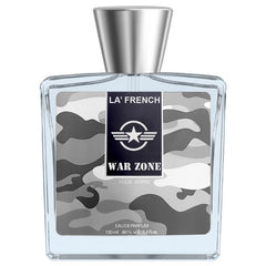 La French War Zone Pour Homme Eau De Parfum 100ml 3.4 Fl.oz. | Long Lasting & Unisex Fragrance