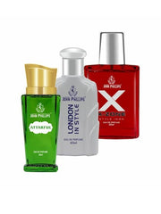 John Phillips Attarful + London In Style + X X- Zone Eau De Parfum 60ml 2 Fl.oz. Each Pack Of 3 For Men & Women