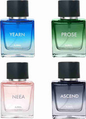 Ajmal Ascend & Neea & Prose & Yearn Eau De Parfum 50ml 1.6 Fl.oz. Each Pack Of 4 |  For Unisex