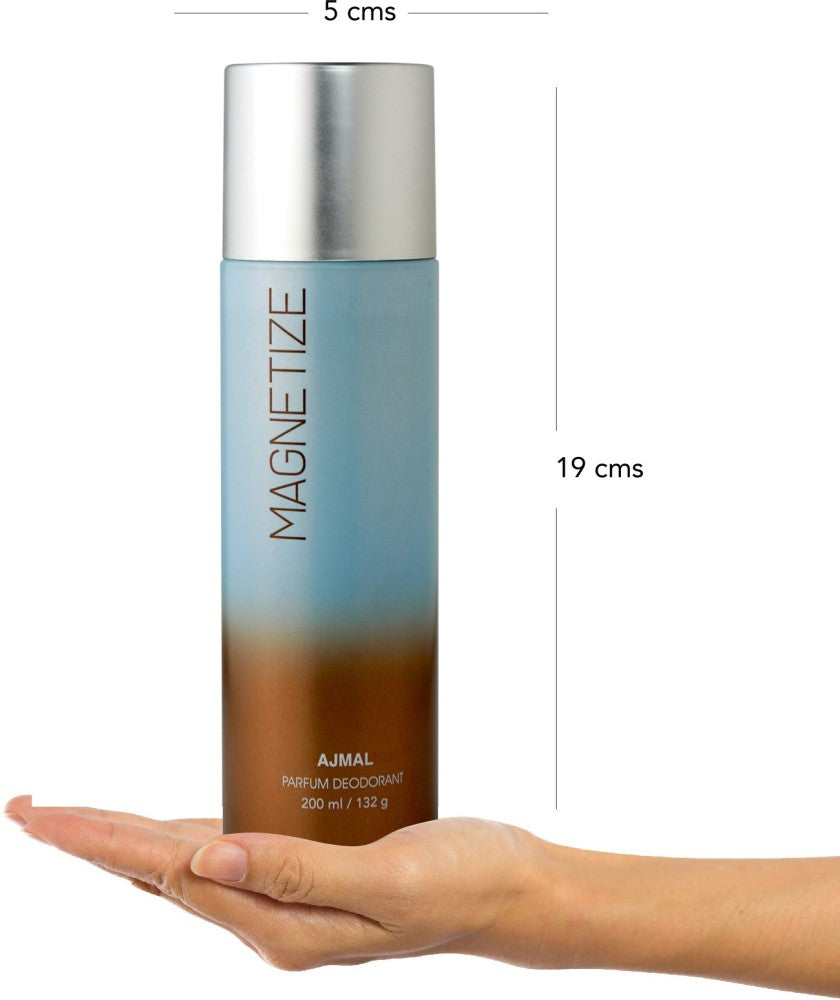 Ajmal Prose Eau De Parfum 50ml 1.6 Fl.oz. & Magnetize + Captivate Deodorant 200ml 6.7 Fl.oz. Each X2 | Combo Of 3 | For Unisex