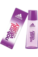 Adidas Natural Vitality Eau De Toilette Spray For Women 50ml 1.7 Fl.oz. Long Lasting | Alcohol Free