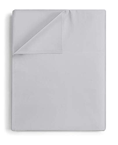 Single Bedsheets Size - 60 X 90 Inches, Grey | 750 Thread Count Sateen Finish Luxuries - Ideal For Guest Room, Hotel Quality | 1 Piece Bed Sheet