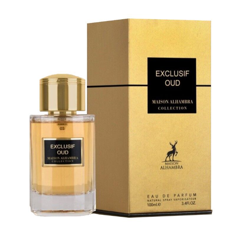 EXCLUSIF OUD BY MAISON ALHAMBRA EAU DE PARFUM FOR MEN & WOMEN 100ML 3.4 FL.OZ.