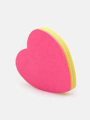 Multicolor Heart Shapes Sticky Notes Self Adhesive & Removable Sticky Notes - 1 Pad