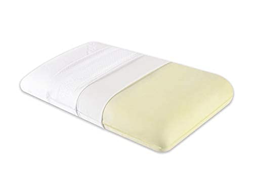 Memory Foam Pillow For Neck & Shoulder Pain Relief, White - King Size - 4 Inch | Cervical Pillow For Sleeping, Orthopedic Bed Pillow For Back & Stomach Sleepers, Medium Firm - Pack Of 1