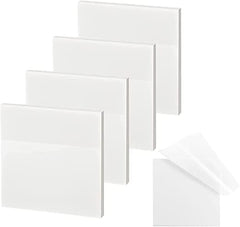 50 Sheets Sticky Paper Book Notes Invisible Sticky Note, Transparent Sticky Notes - 3 X 3 Inch