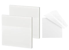 100 Sheets, White Transparent Sticky Note, Self-sticky Note Pads | Perfect For Students