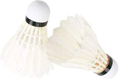 Spocco A+2765 XXT Goose Feather Shuttlecock , Speed 76 Medium , Slow | White , Pack Of 10