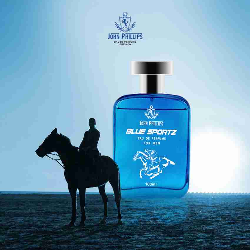 John Phillips Blue Sportz Eau De Perfume 100ml 3.4 Fl.oz. & Wi-fi 50ml 1.6 Fl.oz. | Pack Of 2 For Men & Women