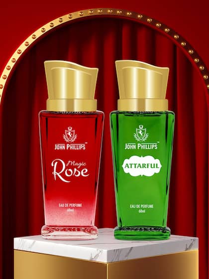 John Phillips Magic Rose & Attarful Eau De Parfum 60ml 2 Fl.oz. Each Pack Of 2 For Unisex