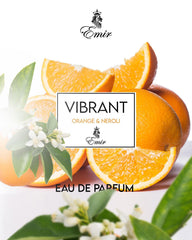 Emir Vibrant Orange & Neroli Eau De Parfum 100ml 3.4 Fl.oz. Unisex Fragrance | Long Lasting | Party Wear