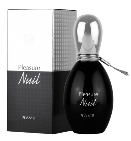 Rave Pleasure Nuit Eau De Parfum 100ml 3.4 Fl.oz. For Men & Women | Long Lasting