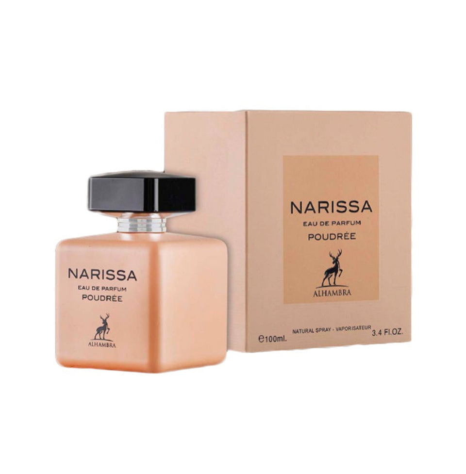 NARISSA POUDREE BY MAISON ALHAMBRA EAU DE PARFUM 100ML 3.4 FL.OZ. FOR WOMEN