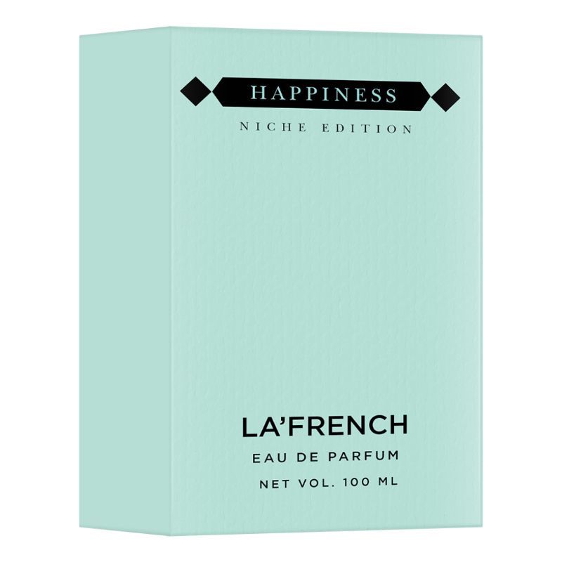 La French Happiness Eau De Perfume 100ml 3.4 Fl.oz. | Long Lasting & Perfect For Everyday Use