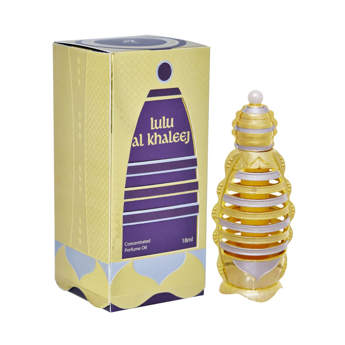 Khadlaj Lulu Al Khaleej Concentrated Perfume Oil Attar 18ml 0.6 Fl.oz. For Men & Women | Long Lasting