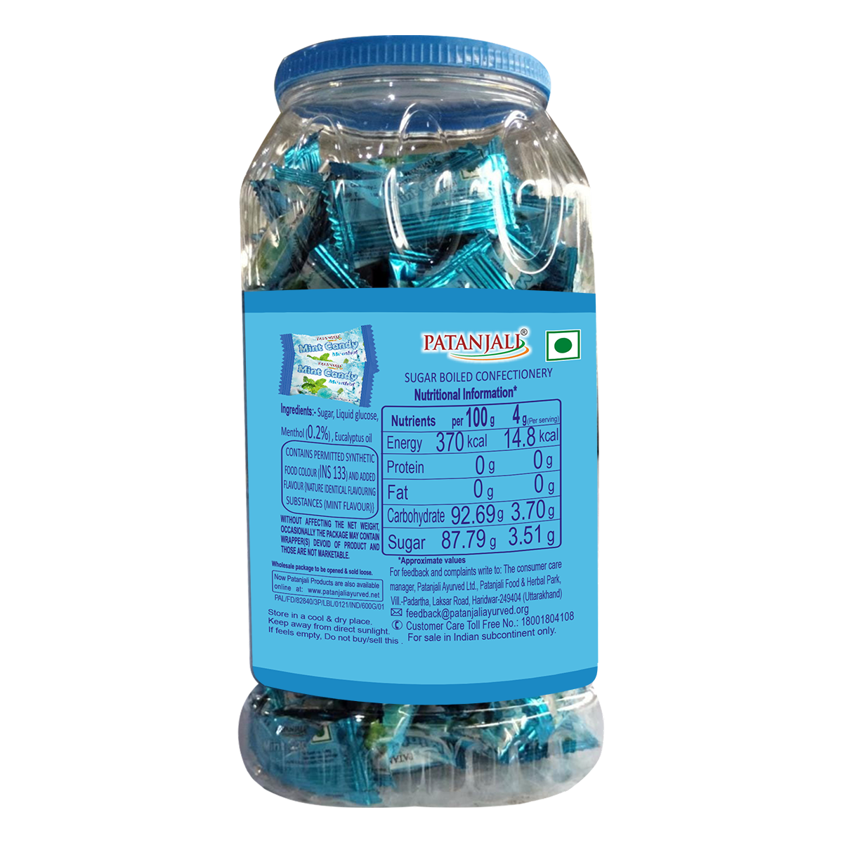 Patanjali Mint Candy Menthol 600gm