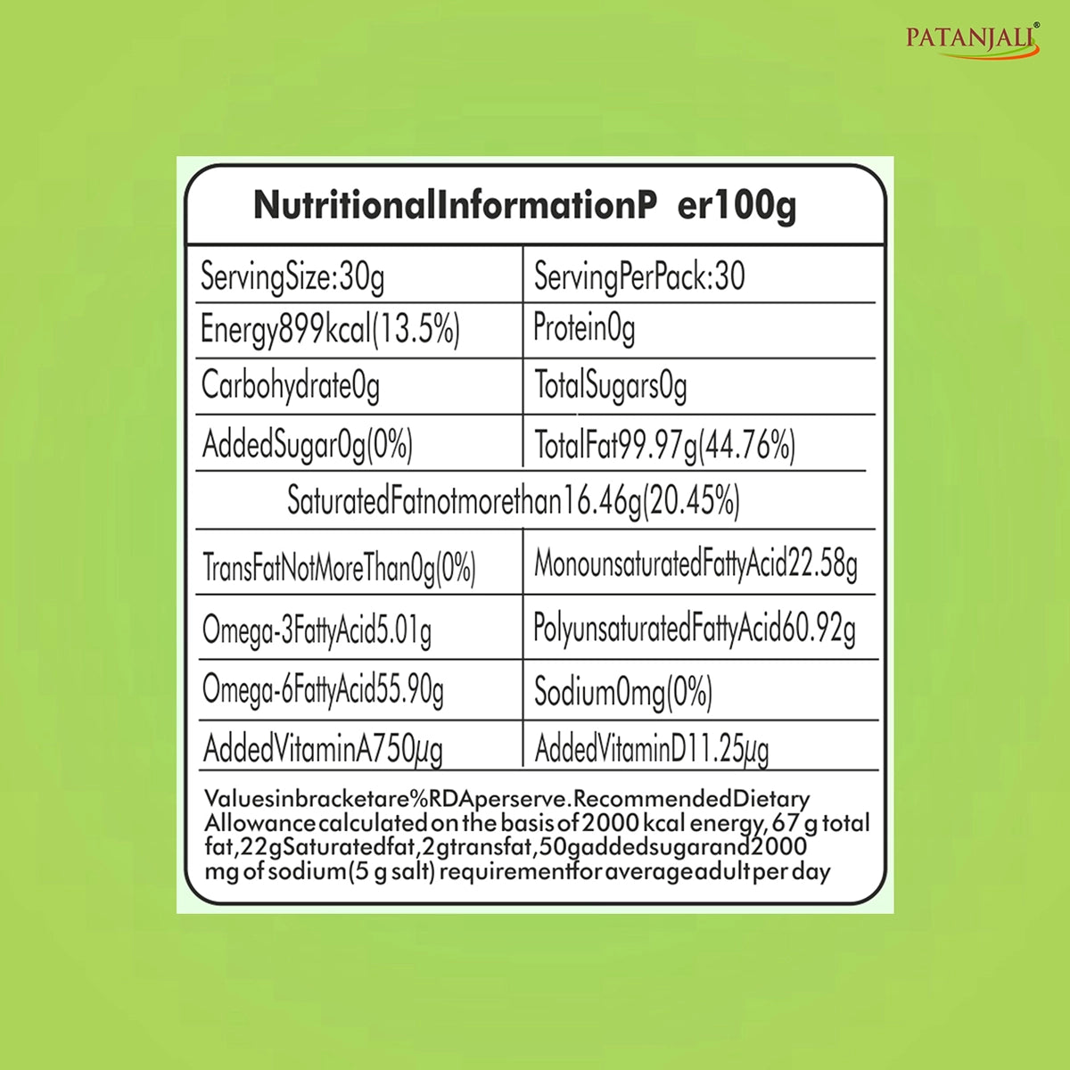 Patanjali Fortified Soyabean Oil (B) 1liter