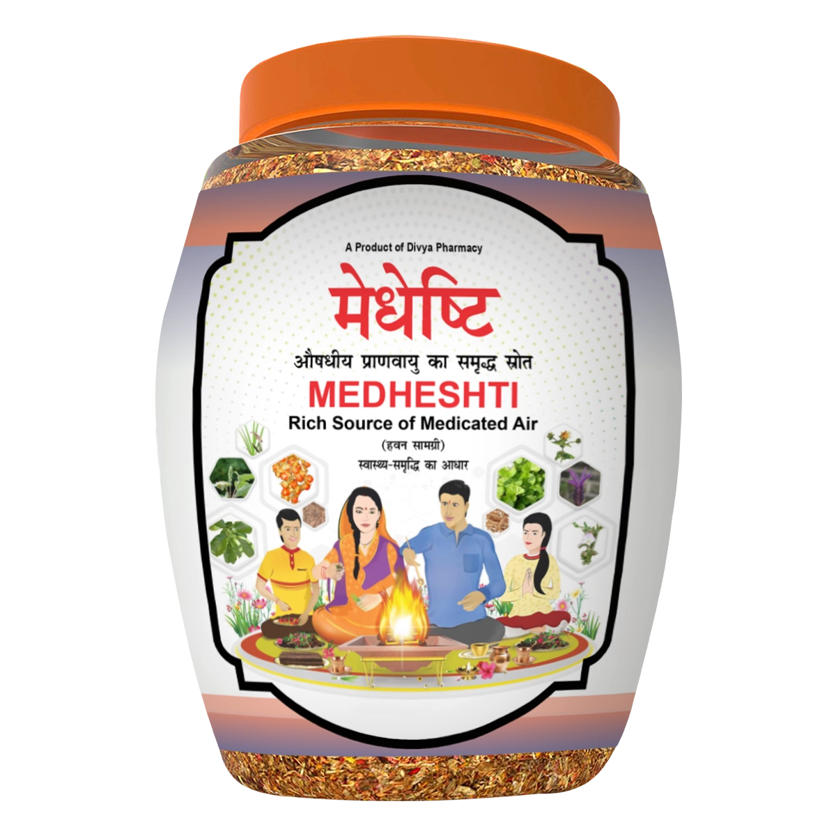 Patanjali Divya Medheshti Hawan Samagri 400gm Each (12 Pcs) With Insanity, Paralysis, 4.8kg