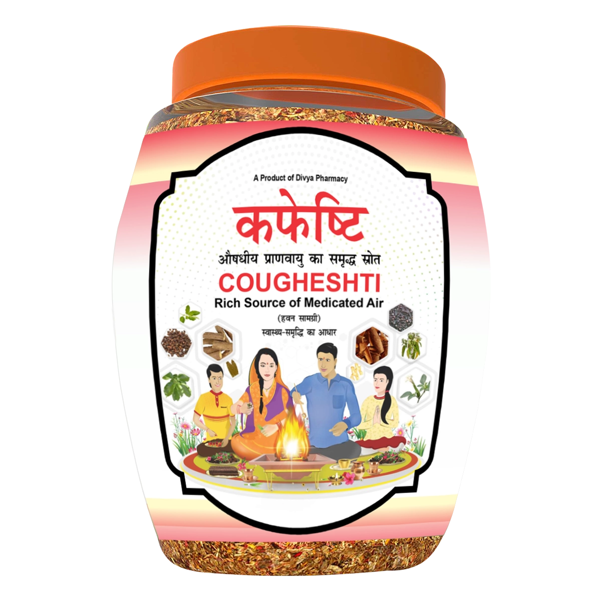 Patanjali Divya Cougheshti (Hawan Samagri) 400gm Each (12 Pcs) With Beneficial In Asthma, 4.8kg