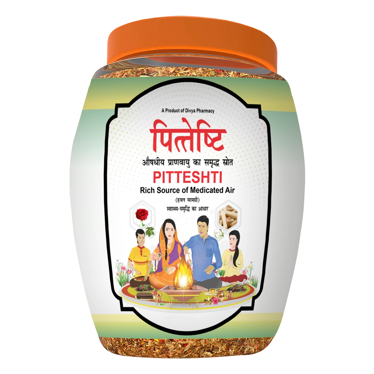 Patanjali Divya Pitteshti (Hawan Samagri) 400gm Each (12 Pcs) With Beneficial In Pittaja, 4.8kg