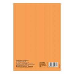 Patanjali Gyanpath Notebook (16.5x23.5 Cm) Orange, 120pages Single Line, Pack Of 1