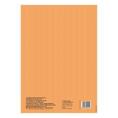 Patanjali A4 Gyanpath Notebook (29.7x21 Cm) Orange 140pages Single Line, Pack Of 1